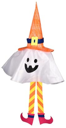 Essenziale Halloween illuminato figura spettrale Delicato Appeso Decorazioni Volare Per Outdoor Holiday Luce Per Uso Interno ed Esterno