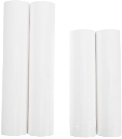 DECORNIJIA Recambios de Rodillo Quitapelusas Adhesivo Antiestático 4 Piezas (2 de 8 Pulgadas y 2 de 10 Pulgadas) para Limpieza Industrial de Superficies, Eliminación de Polvo y