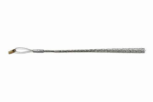PROFERCA Malla Tiracables de acero con rosca M5 para guia pasacables profesional | Desde 4mm hasta 6mm | Malla pasacables antideslizante para pasacables electrico | cable guia pasacables