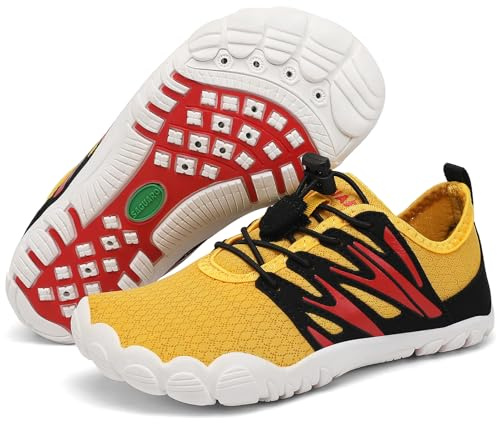 SAGUARO Badeschuhe Barfußschuhe Kinder - Breite Schnell Trocknend Leicht Weich - Strand Meer & Surfen, Gr.25-38