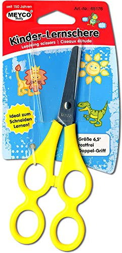 Meyercordt GmbH - Lernschere, verspielt, Silber, Blau