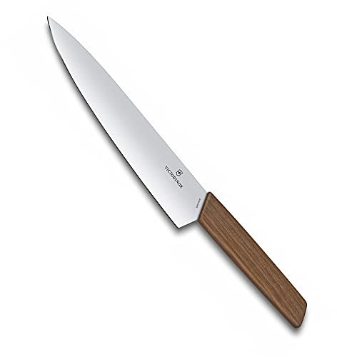 Victorinox Swiss Modern, coltello per sfilettare in confezione regalo, 22 cm, in legno di noce