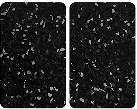 Herdabdeckplatten Universal Terrazzo 2er Set