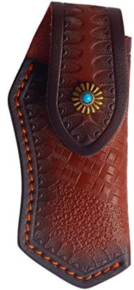 Vastsea Étui en Cuir Pliant Résistant pour Couteau de Poche