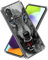 Xunlaixin Kompatibel mit Sony Xperia L3 Hülle, mit Displayschutz, Klare weiche Silikon TPU Bumper Hülle Transparent für Sony Xperia L3 (Wolf)