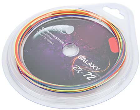 plplaaoo Badminton-Saite, 10 M, 0,70 Mm, Mehrfarbig, Langlebig, Ersatz-Badminton-Schläger-Saite, Badminton-Saite, Badminton-Schläger, Saite Für Badminton-Schläger, Badmintonsaite 0 70mm Badminton