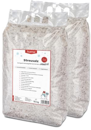 Streusplitt 30 kg (2x15kg) Sack Streugranulat als Streusalz Ersatz Umweltfreundlich Salzfrei 2-5 mm Körnung