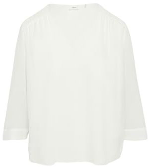 s.Oliver Chiffon-Bluse mit Smokdetails