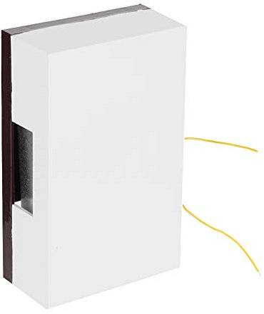 Sonnette Filaire, Sonnette de Porte D'entrée Mécanique 220 V Gong Manuel avec Carillon de Porte électromécanique par Câble, pour Hôtel, Bureau, école 80-95DB (220V)