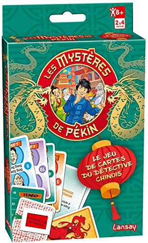 Los misterios de peijing – Juego de Cartas de investigación y reflexión – para niños Desde 8 años – Juego de Cartas del Detective Chino – Enigmas emocionantes – 2 a 4 Jugadores – Versión Francesa –