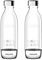 PHILIPS Botellas para agua con gas, 2 x 0,5 L, transparentes – Compatibles con las máquinas de soda Philips ADD4902 y Water Station ADD5962