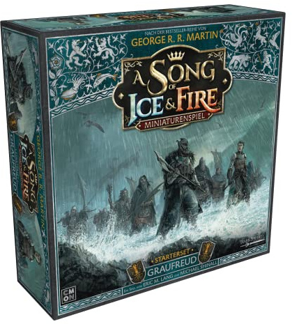 CMON, A Song of Ice & Fire – Graufreud Starterset, Erweiterung, Tabletop, 2 Spieler, Ab 14+ Jahren, 45+ Minuten, Deutsch, Mehrsprachig, Mehrfarbig, Bunt