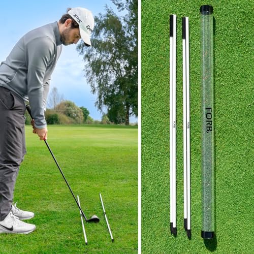 FORB Golf Alignment Sticks - Pair of Alignment Sticks | Ultra-Durable Fibreglass Golf Training