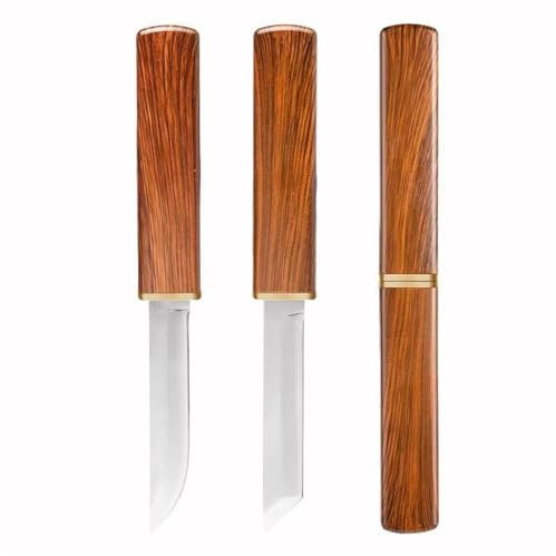 EKSED Coltello Multifunzionale Portatile Edc A Lama Fissa A Doppio Taglio Dragon E Phoenix 2 In 1 Adatto Per Il Campeggio E L'Escursionismo All'Aperto