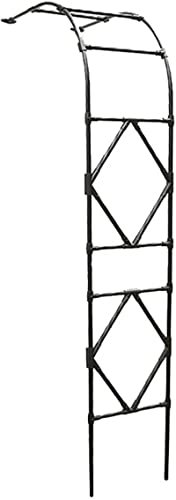 IBOWZ Arche de Jardin Mariage Arche Arc de Jardin Demi-latéral, Arche de Roses de 2.4m, Demi-Arc Contre Le Mur, tonnelle de Pergola pour Plantes d'extérieur, décoration de fête