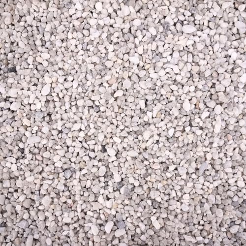 AquaOne Gravier d'aquarium 20 kg de sol I Gravier d'aquarium Noa moyen 2-5 mm I Qualité supérieure I Sable de quartz fin I Décoration d'aquarium
