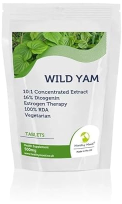 Wild Yam 500mg Vegetarian 7 Tablets Diosgenin Estrogen Therapy
