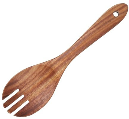VILLFUL Fourchette à Salade Bois Ustensile De Cuisine à Long Manche Pour Salade Mixeur Ustensile De Service