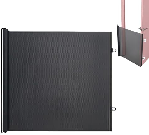 Porte De Bébé Rétractable, Aucun Perçage Requis Porte De Chien, Barrière De Sécurité Rétractable Escalier pour Bébés Enfant Et Chiens, pour Escaliers, Couloirs, Intérieur Et Extérieur