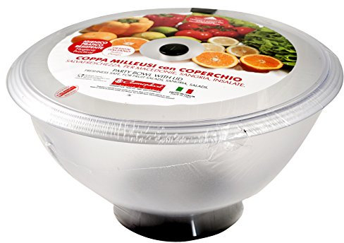 Cosmoplast Sangria Oasi Coppa con Coperchio, Plastica, Trasparente