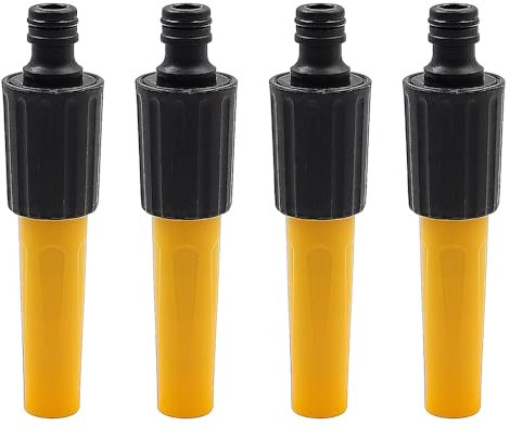 Namvo 4-teilige Schlauchdüsen, Gartenschlauchpistole zum Einstellen des Wasserflusses zum Bewässern von Pflanzen, Rasen, Garten, Autowaschen, Duschen von Haustieren