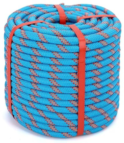 Arborist Rope Climbing Rope 48 Strands 1/2 Inch Tree Rope for Climbing Tree Swing Pulling Sailing