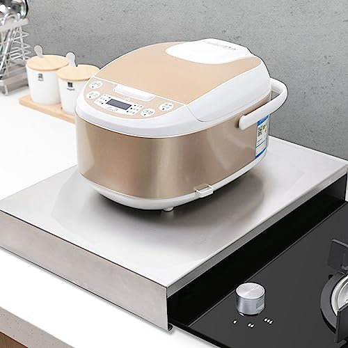 Soporte de acero inoxidable para estufa de cocina, placa protectora de vitrocerámica, 30 x 40 cm