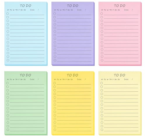 300 fogli di note adesive, 6 colori Sticky Notes, 15 x 10 cm, come elenco da fare, foglietti adesivi e accessori per la scuola, per pianificatori, promemoria, ufficio, casa