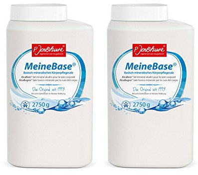 Jentschura: P. Jentschura Meine Base 2x2750g | Basisch-mineralisches Körperpflegesalz, Badesalz