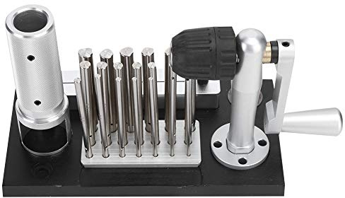 Jump Ring Maker, Rostfritt Stål Multi-Purpose Metal Forming Dapping Set Manuell Bockning Ring Maker Ringverktyg med 20st Dorn Smycken Gör för Smycken Maker