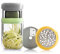 InnovaGoods - Coupe-Légumes Spirale 3-en-1, Râpe Multifonction avec Recettes, Lames en Acier Inoxydable, Démontable et Lavable au Lave-Vaisselle, Multicolore, Polypropylène Acier