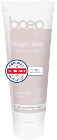 boep Babycreme | Vegane Naturkosmetik Gesichtscreme für Babys & Kinder | Empfohlen von Hebammen | Mit Bio Calendula, Bio Sheabutter & Mandelöl | Entwickelt von einer Ärztin & Mama (100 ml)