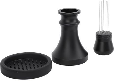 Juego de Manipulación de café Expreso, 2 en 1, 58 Mm, Kit de Manipulación de café Exprés de 58 Mm con Herramienta de Distribución de Agujas Agitadoras para Amigos y Familiares