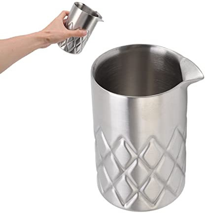 Cocktail-Rührglas, Edelstahl-Cocktail-Rührglas, mit Filter, Spülmaschinenfest, Getränke Kalt und heiß Halten, für Bar