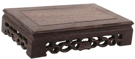 Zerodeko Soporte De Madera Maciza Para Bonsái De Flores Expositor De Madera Para Orbe De Pedestal Para Macetas Pequeñas Bandeja Para Macetas Estante Para Plantas Soporte Para Plantas De Int