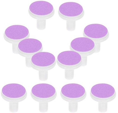 JOINPAYA 12pcs Têtes de Lime à Ongles pour Bébé en Papier Abrasif et Plastique, Faciles à Utiliser et Sûres, Accessoires de Remplacement pour Ongles de Nourrissons, Idéal pour Noël