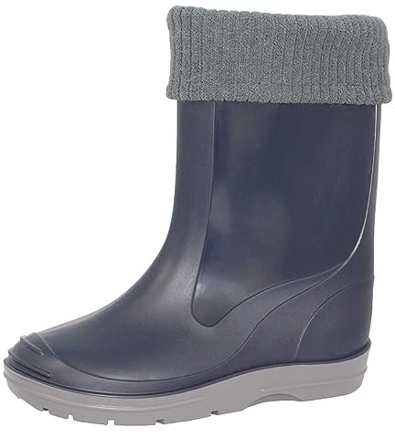 Beck Unisex Kinder Basic Gummistiefel, Blau, 35 EU
