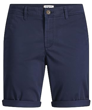 Jack & Jones Men's JJIBOWIE JJSHORTS Solid SA STS Shorts, Blazer Navy, XL