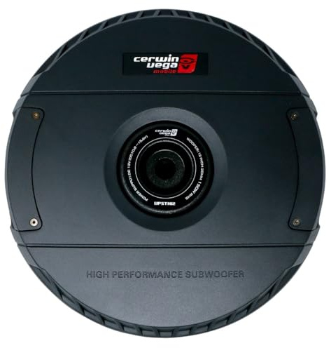 Cerwin Vega VPSTX12 12 600 Watts Max Powered Shallow Active Spare Tire Subwoofer