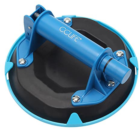 CCLIFE Ventouse Vide Ventouse en Verre Pour Transport et Déménagement de Vitre, Plaques, Carrelage, Meubles, Charge 100 kg