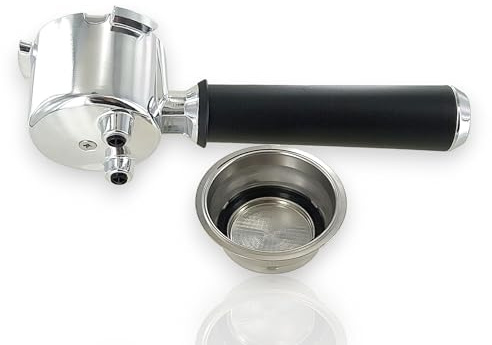 DL-pro Siebträger für DeLonghi 5513200369 AS00002447 mit Siebeinsatz für Kaffeemaschine Kaffeeautomat Kaffeevollautomat