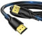 Jorenca 4K HDMI Kabel 7m(HDMI 2.0,18Gbps) Ultra High Speed vergoldete Anschlüsse,Ethernet Audio Return Video 4K,Full HD1080p,3D-kompatibel X-box Laptop PS3 PS4 PS9 PC HDTV