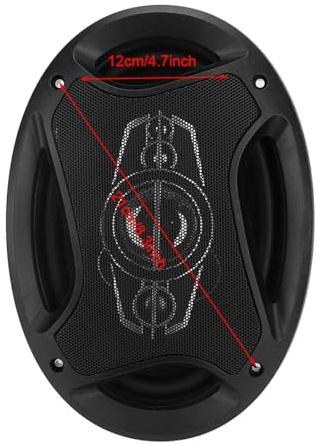 aqxreight Enceintes Coaxiales Audio de Voiture TP-6971 6x9in 1000W Paire de Haut-parleurs Stéréo Audio HiFi pour Voiture - Son Puissant, qualité Sonore Claire et Sensible élevée pour Une