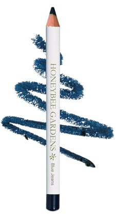 Honeybee Gardens Effortless Eye Liner Pencil in Blue Jeans, Rich Pigmentation, Smooth, Long-Wearing, Vegan, Gluten-Free