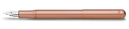 Kaweco LILIPUT Fountain Pen Copper I Premium Copper Fountain Pen for Ink Cartridges 12.5 cm I Nib: M (Medium)