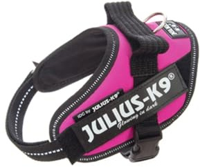 Julius-K9, 16IDC-DPN-MM, IDC Powerharness, dog harness, Size: XS/Mini-Mini, Dark Pink