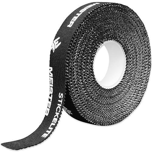Meister StickElite Professional Porous Athletic Tape for Fingers & Toes - 15yd x 1/2 - Black - 4 Rolls