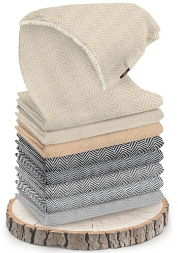 yanopurna Unisex Etole Cachemire Femme - 100% Hand Tissé Laine De Cachemire - Herringbone Pattern 68 x 190 cm Chale Femme - Echarpe Douce Echarpe Homme - Fabriqué Au Népal