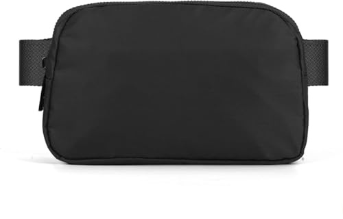 Sac Banane Homme Femme Sacoche Banane Unisexe Randonnée Ceinture Petite Sac Bandoulière Tendanc Multifonctionnel Outdoor Waist Pack Fanny Pack(Noir)