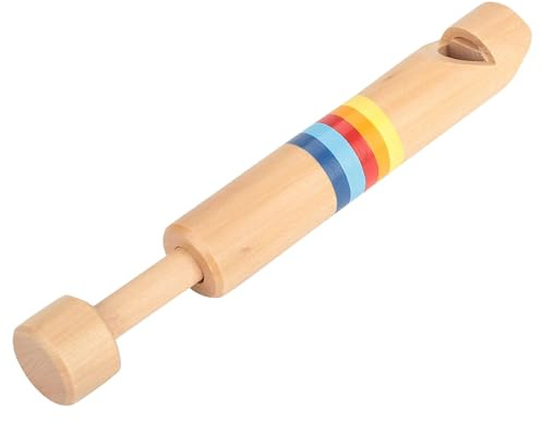 Flauto per bambini, giocattolo per flauto push-pull, in legno | strumento per flauto fatto a mano, giocattolo interattivo per l'educazione precoce per coordinazione occhio-mano e sviluppo della musica